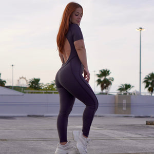 BBL Grey Jumpsuit - TN Activewear