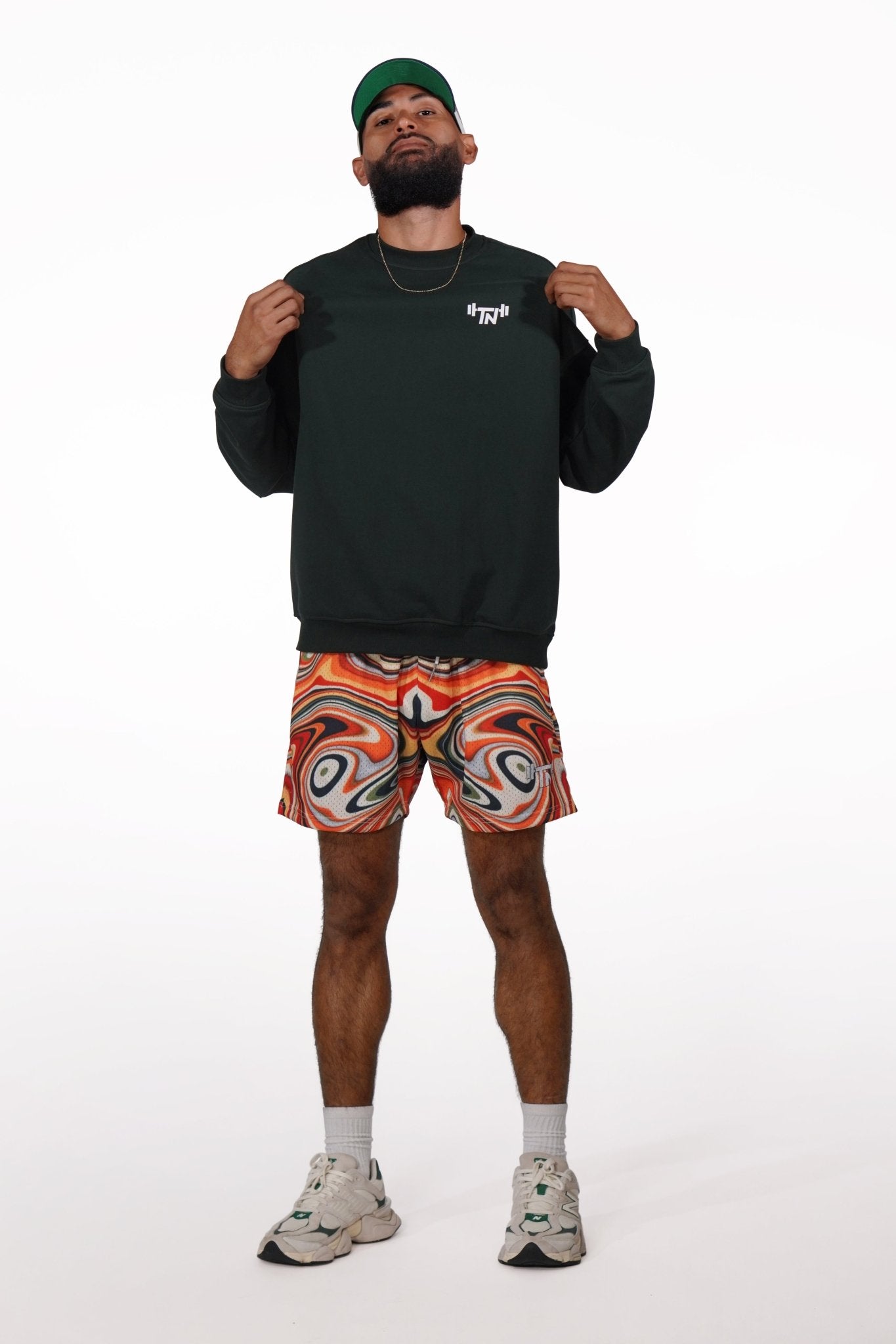 Forest Green Oversized Sweatshirt - TN Activewear