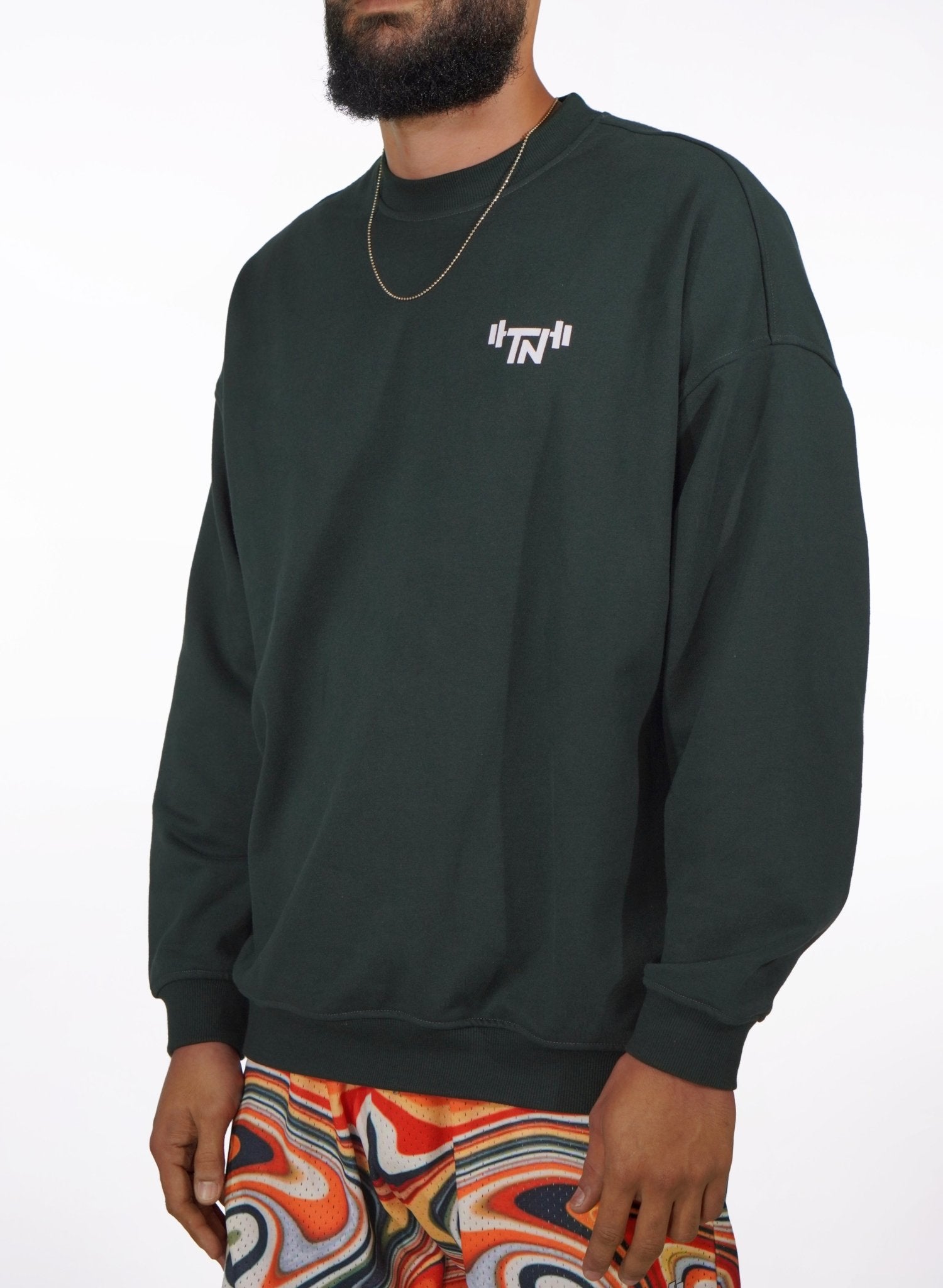 Forest Green Oversized Sweatshirt - TN Activewear