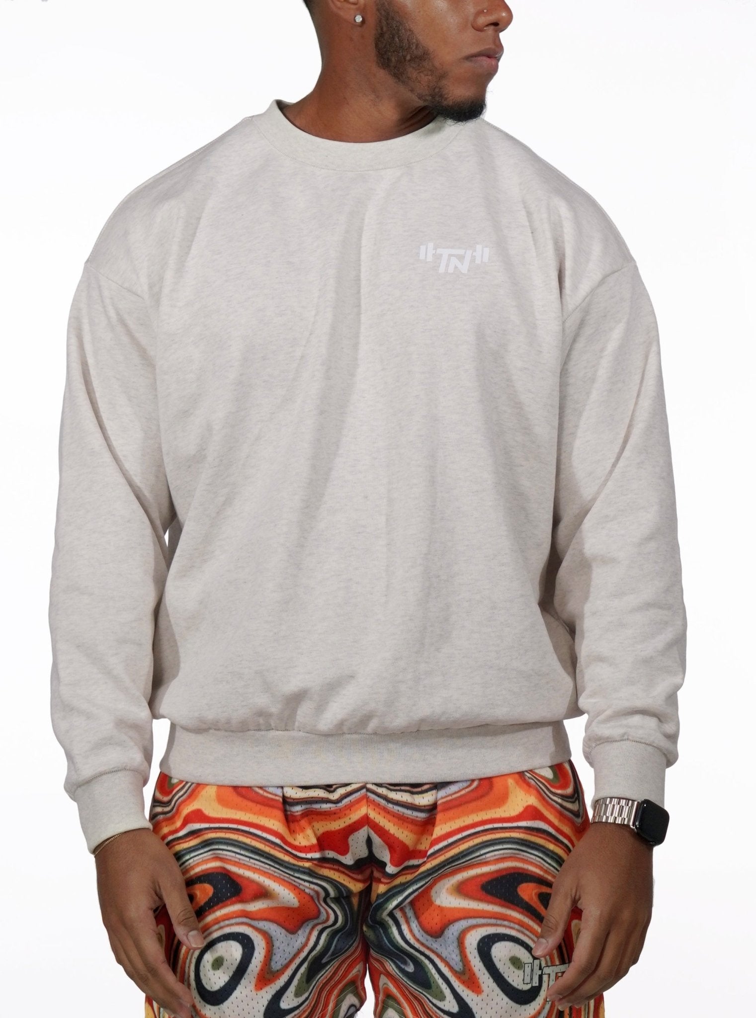 Ivory Oversized Sweatshirt - TN Activewear