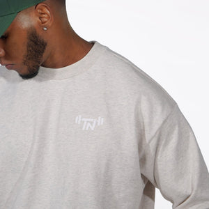 Ivory Oversized Sweatshirt - TN Activewear