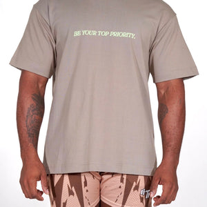 Working on Myself Olive Tee - TN Activewear