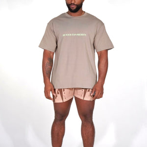 Working on Myself Olive Tee - TN Activewear